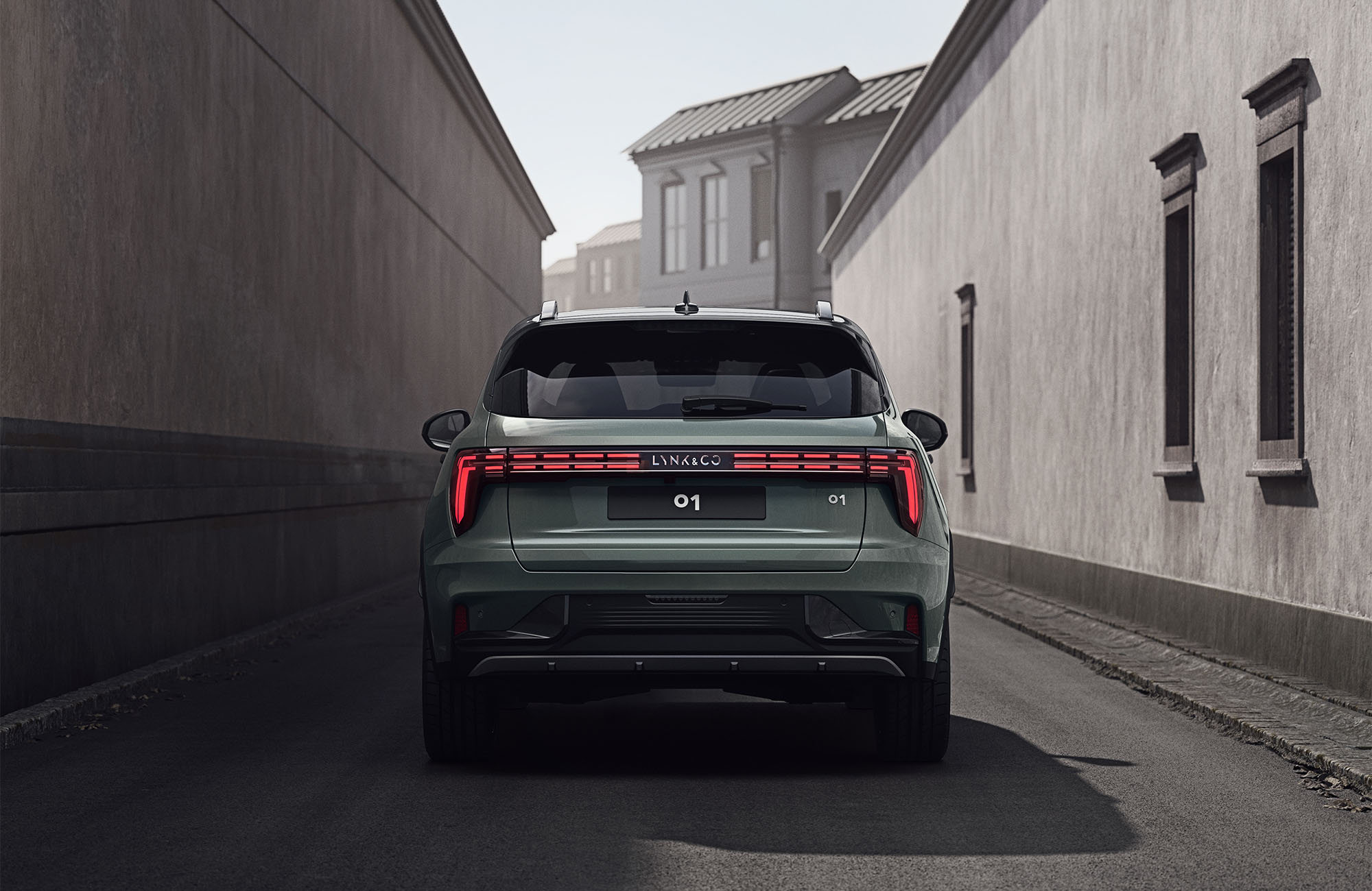 rear of the New Lynk & Co 01